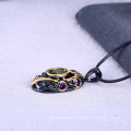 Collar colgante de la manera popular, colgante moderno de la joyería multicolor del diseño profesional JWP0512